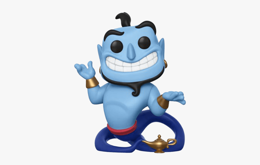 Genie With Lamp Pop Vinyl Aladdin - Funko Pop Disney Nuevo, Transparent Clipart