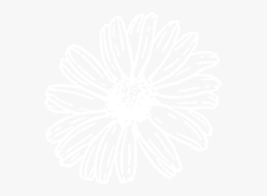 Gerbera Daisy Clipart - Gerbera Daisy Clipart Black And White, Transparent Clipart
