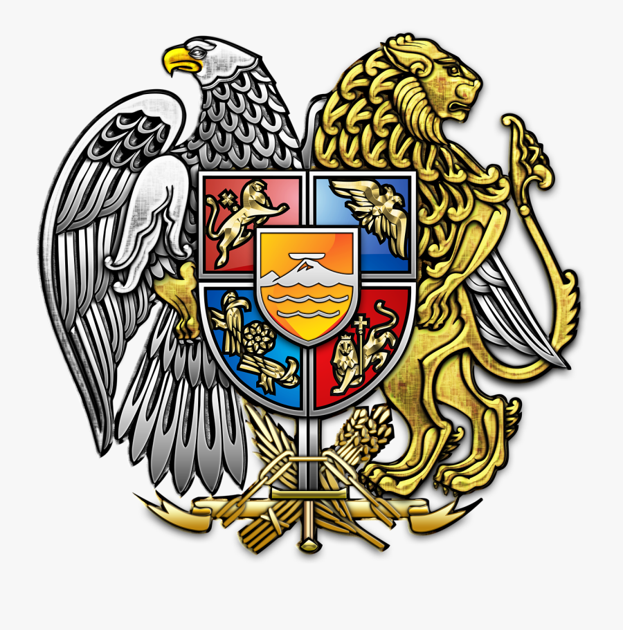 Gerb Usa Coat Arms Flag Republic Armenia Clipart - Republic Of Armenia Logo, Transparent Clipart