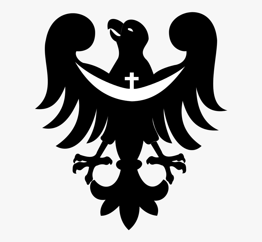 Gogów Silesian Eagle Coat Of Arms Clip Art - Teutonic Order Shield Png, Transparent Clipart