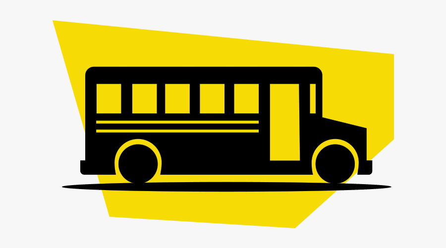 School Bus, Transparent Clipart