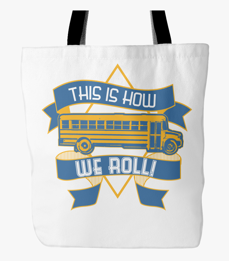 We Roll School Bus, Transparent Clipart