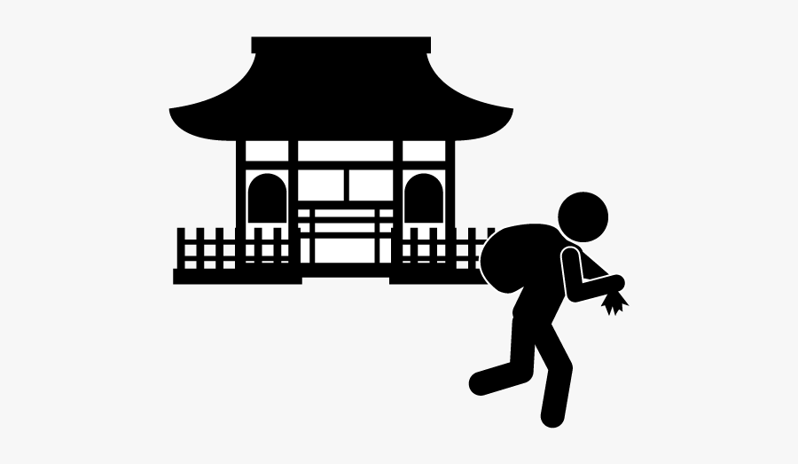 Silhouette Of A Thief, Transparent Clipart