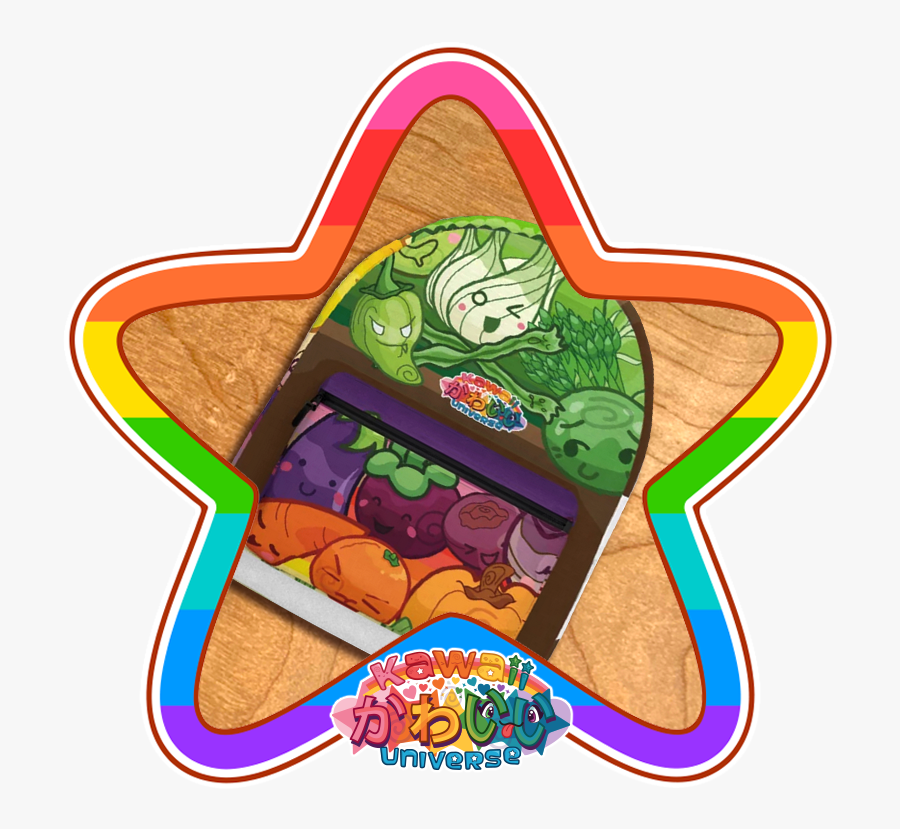 Kawaii Universe Cute Fruits N Veggies Designer Bookbag, Transparent Clipart