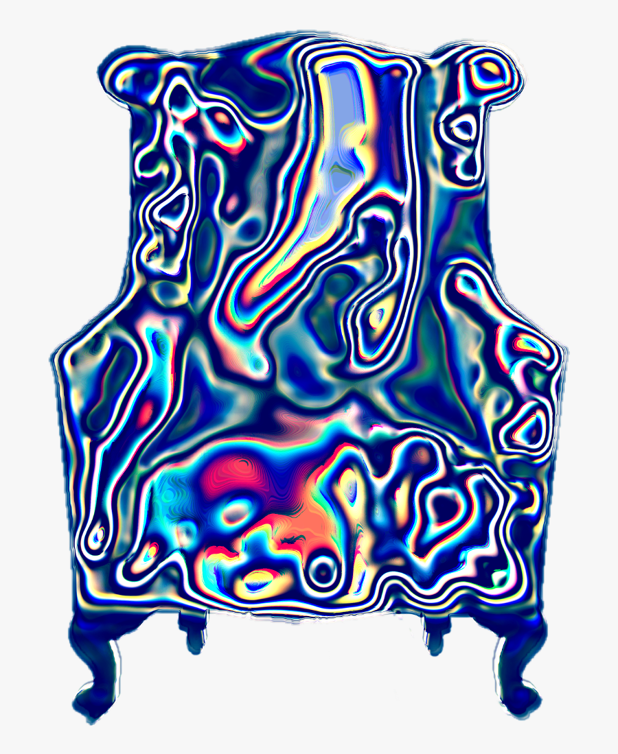 #holo #holographic #chair #throne - Chair, Transparent Clipart