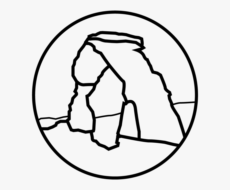 Moab Arch Clip Art, Transparent Clipart