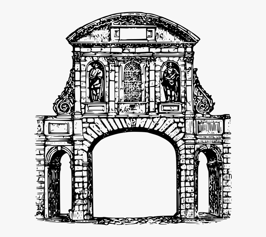 Gambar Gapura Vector, Transparent Clipart