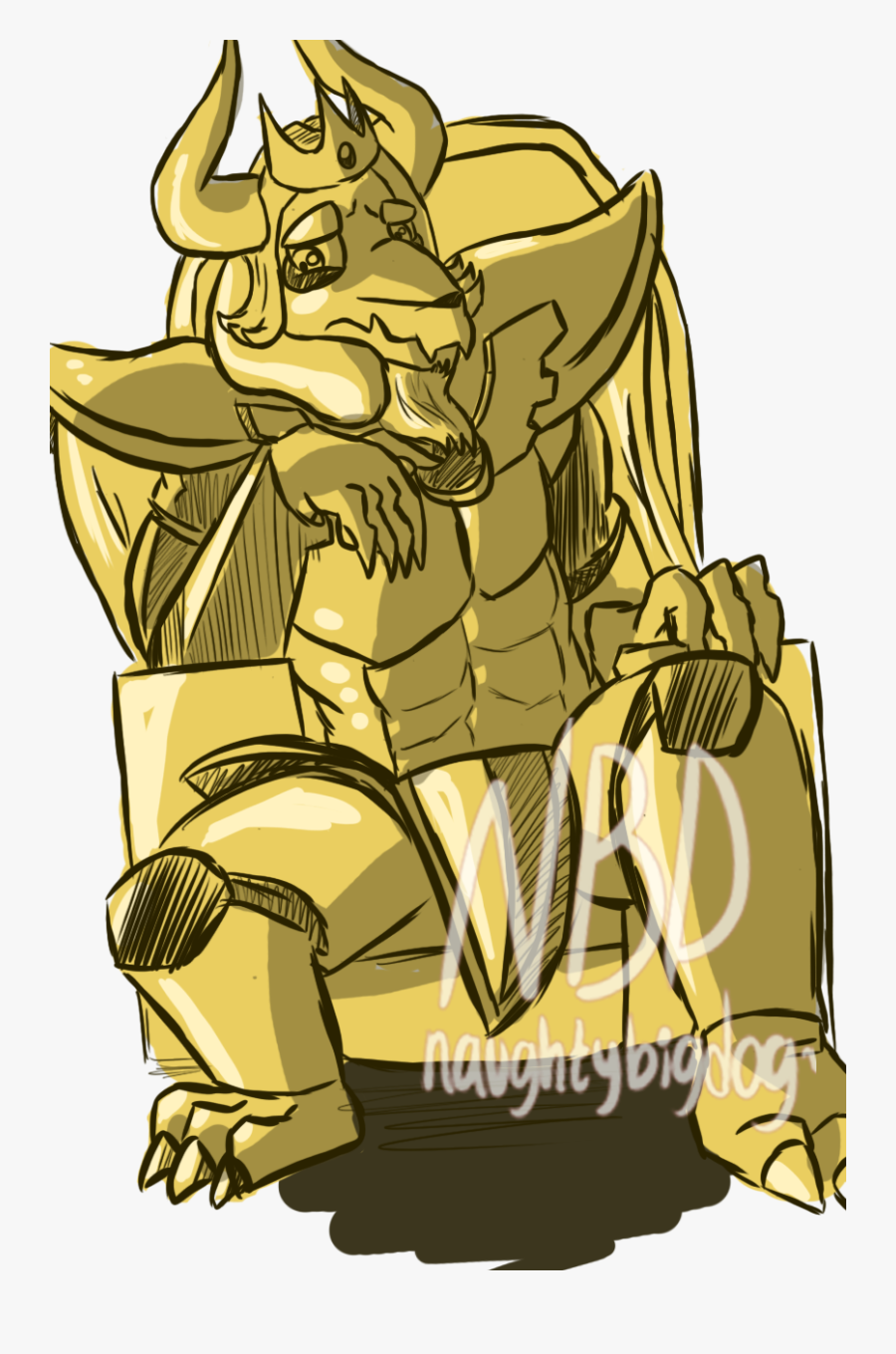 Asgore´s Throne - Cartoon, Transparent Clipart