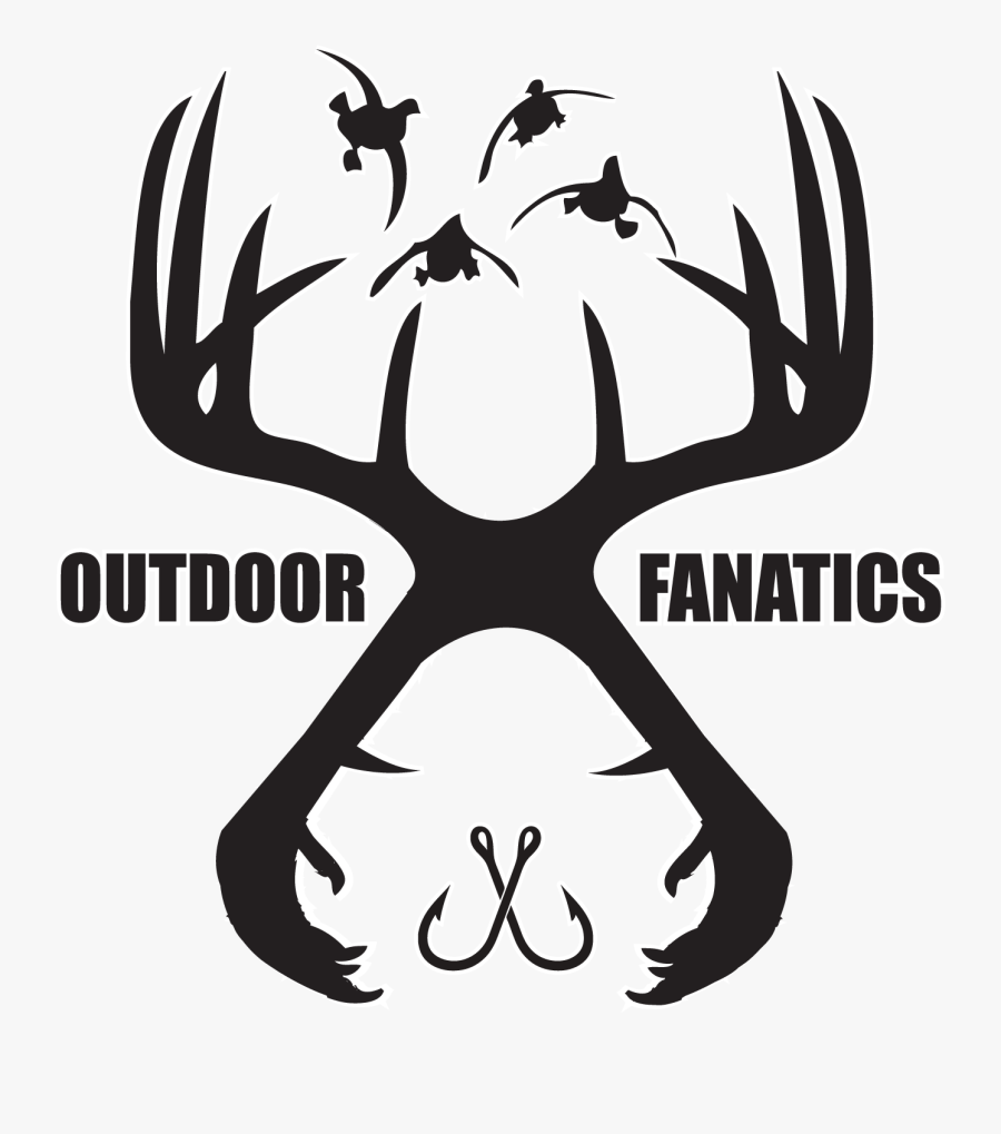 Transparent Background Deer Antler Silhouette, Transparent Clipart