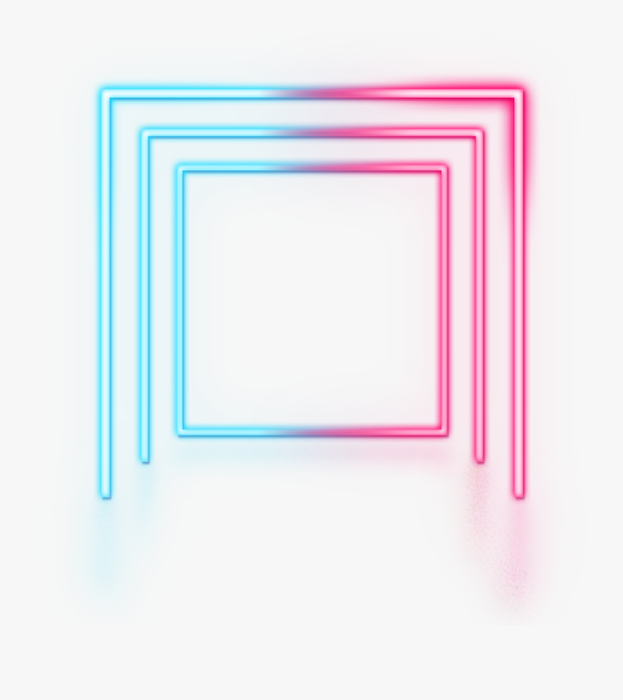 ┌┐
#neon #неон #arch #арка #4asno4i #lines #линии #square, Transparent Clipart