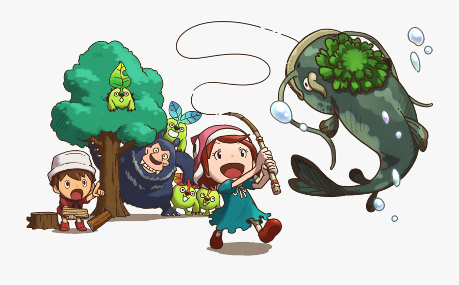 Fishing - Fantasy Life Art Png, Transparent Clipart