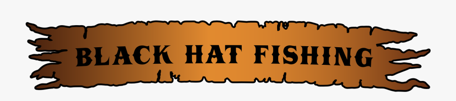 Black Hat Fishing, Transparent Clipart