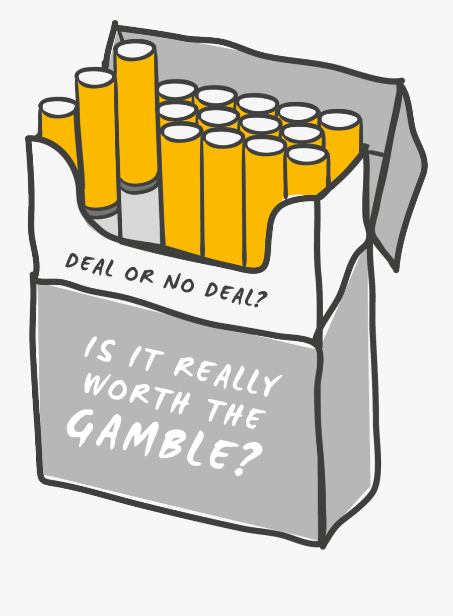 Cajetilla De Cigarros Animados, Transparent Clipart