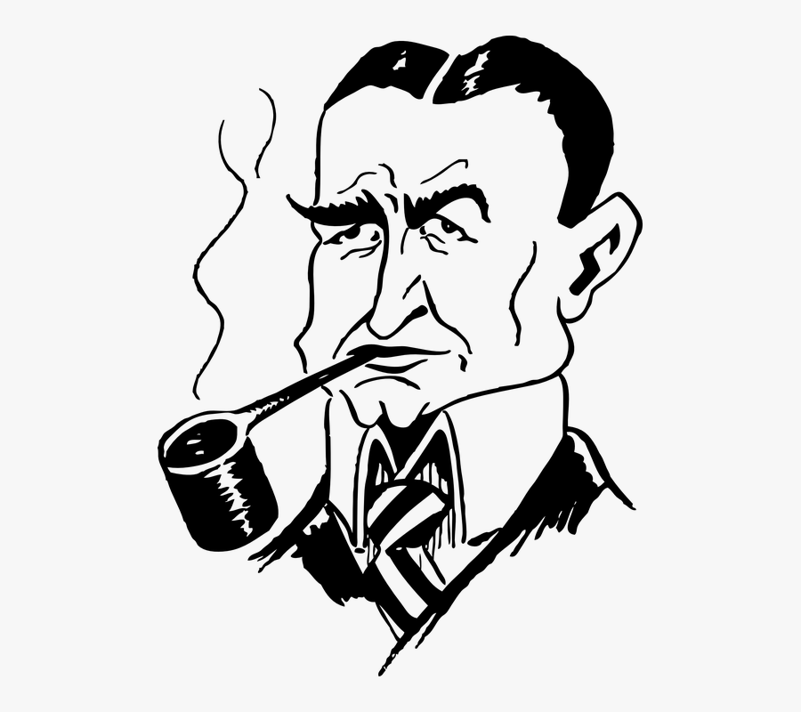 Head, Gates, Charles, Man, Portrait, Face, Smoking - Charles Dawes Png, Transparent Clipart