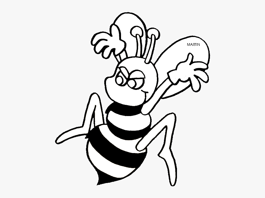 United States Clip Art By Phillip Martin, Arkansas - North Carolina State Insect Drawing, Transparent Clipart