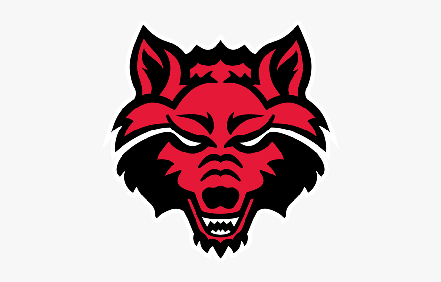 Clipart Football Wolf - Arkansas State Wolves, Transparent Clipart