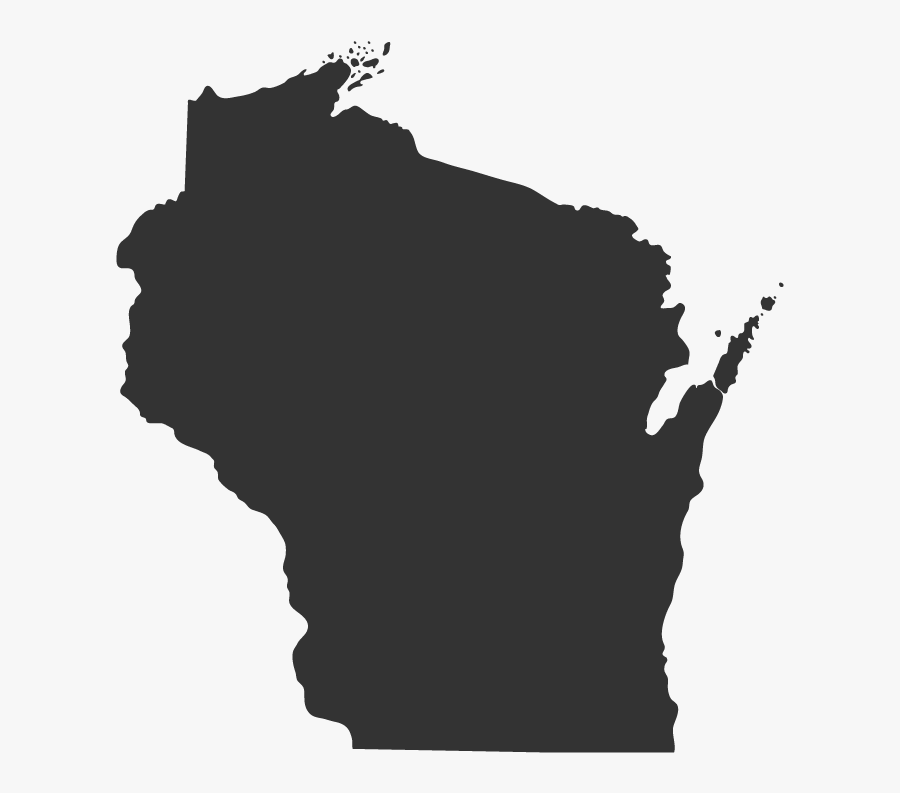 Flag Of Wisconsin Wisconsin Territory State Flag Map - Black State Of Wisconsin, Transparent Clipart