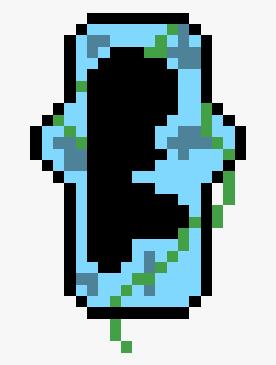Ocean Key Mold - Mario Fire Flower Pixel Png, Transparent Clipart