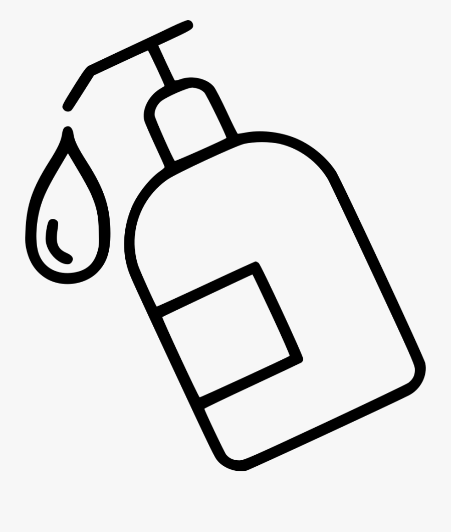 Lotion Shampoo Oil Bath - Shampoo Line Icon Png, Transparent Clipart