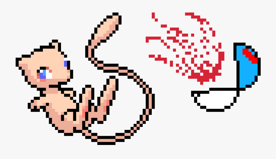 Mew Pixel Art, Transparent Clipart