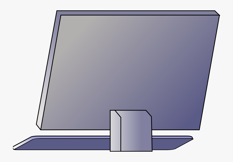 Pc Back - Back Of A Computer Monitor, Transparent Clipart