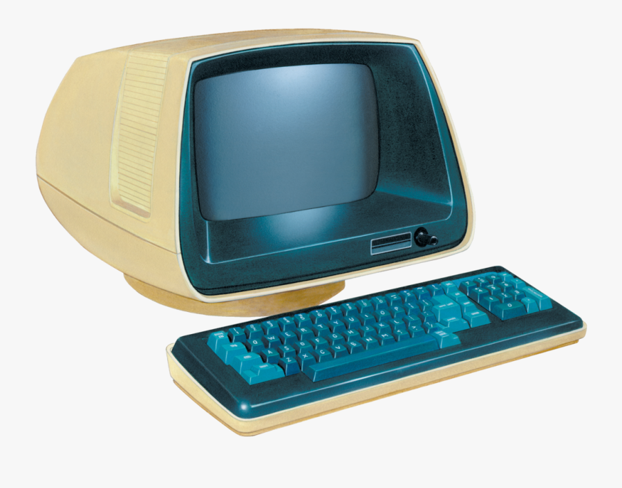 Pc Clipart Vintage Computer - Vintage Computer Png, Transparent Clipart