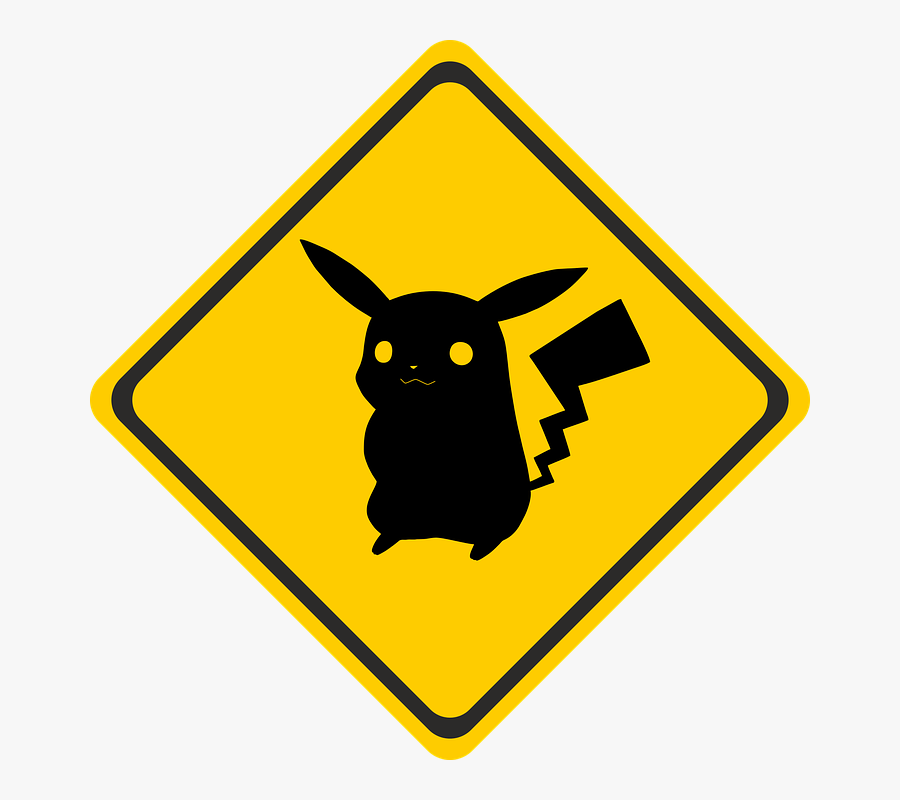 Pokemon Go, Pokemon, Play, Pokeball, Location, Pikachu - Truck Tilt Sign, Transparent Clipart