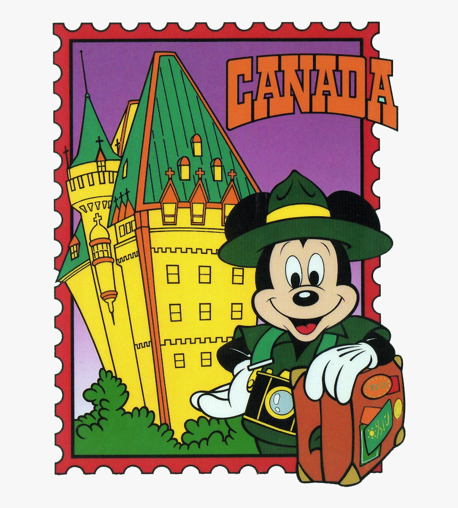Mickey Canada Postcard , Free Transparent Clipart ClipartKey