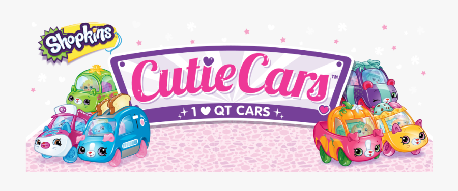 Shopkins Cutie Cars Logo, Transparent Clipart