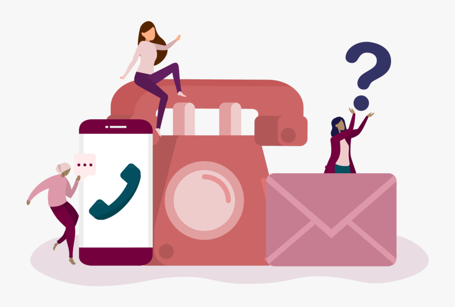 Contact Us Odettainc - Illustration, Transparent Clipart