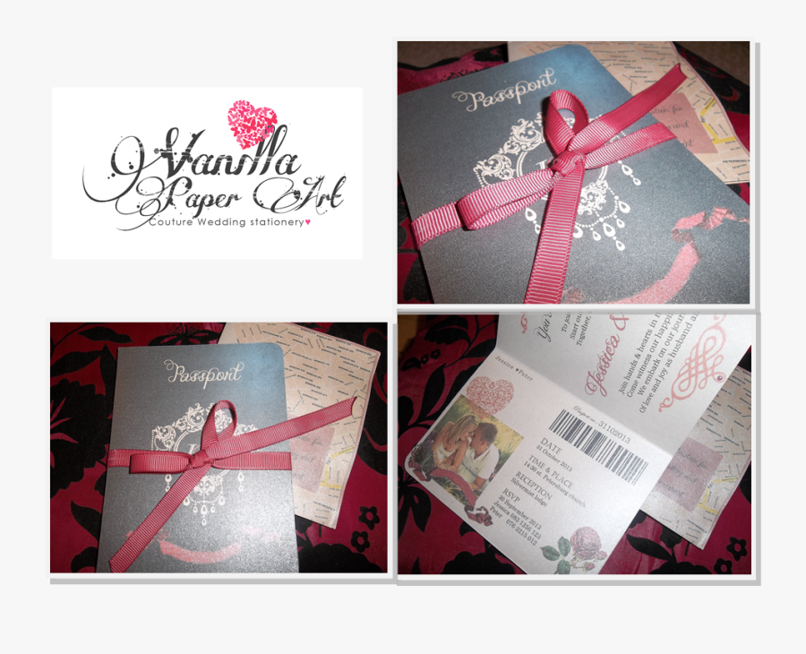 Clip Art Passport Invitations From Vanilla - Greeting Card, Transparent Clipart