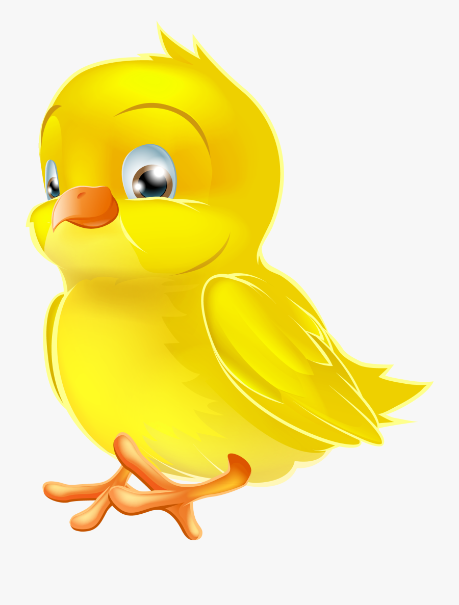 Painted Yellow Easter Chick Png Clipart Picture - Duck, Transparent Clipart