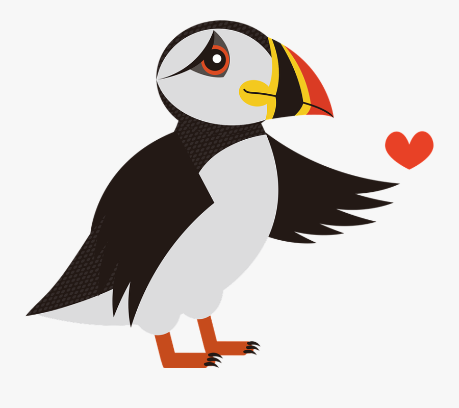Puffin, Bird, Sea, Birds, Animal, Iceland, Waterfowl - Puffin Bird Png Transparent, Transparent Clipart