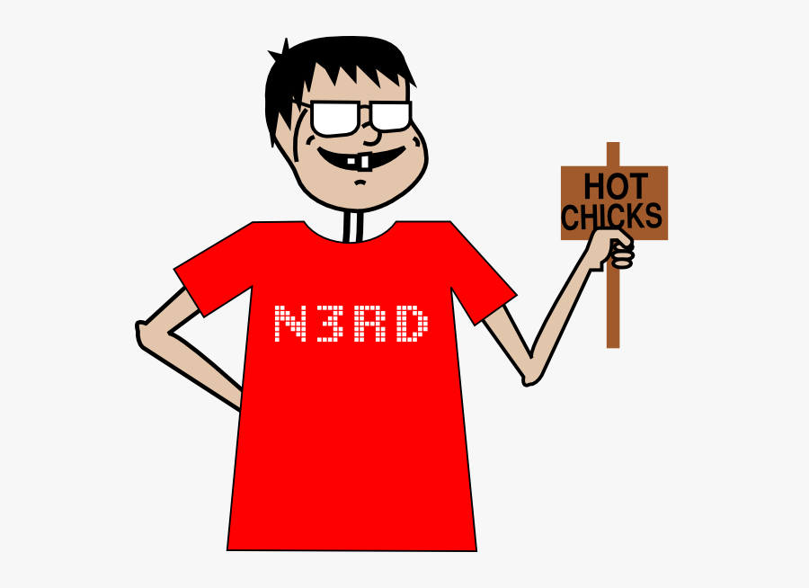 Hot Chick Png - Evil Geek, Transparent Clipart