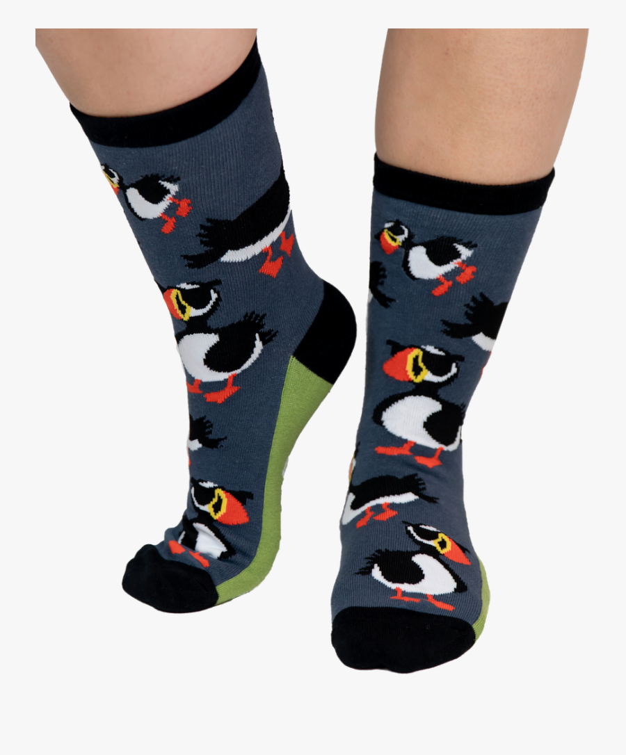 Stud Puffin - Hockey Sock, Transparent Clipart