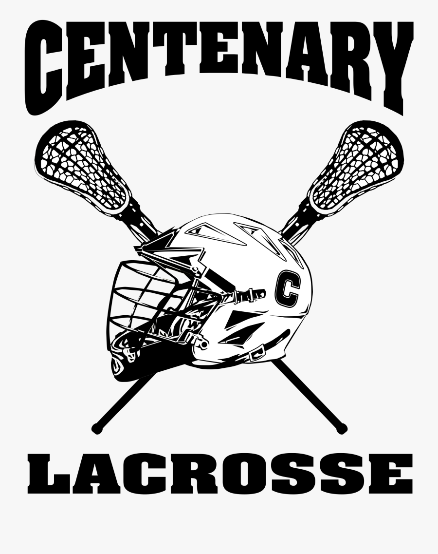 Centenary Logo Png Transparent - Lacrosse With Helmet Logo, Transparent Clipart