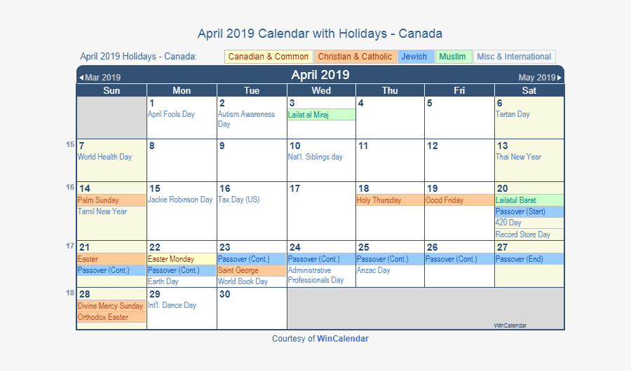 Clip Art Editable Calender - Holiday Calendar August 2019, Transparent Clipart