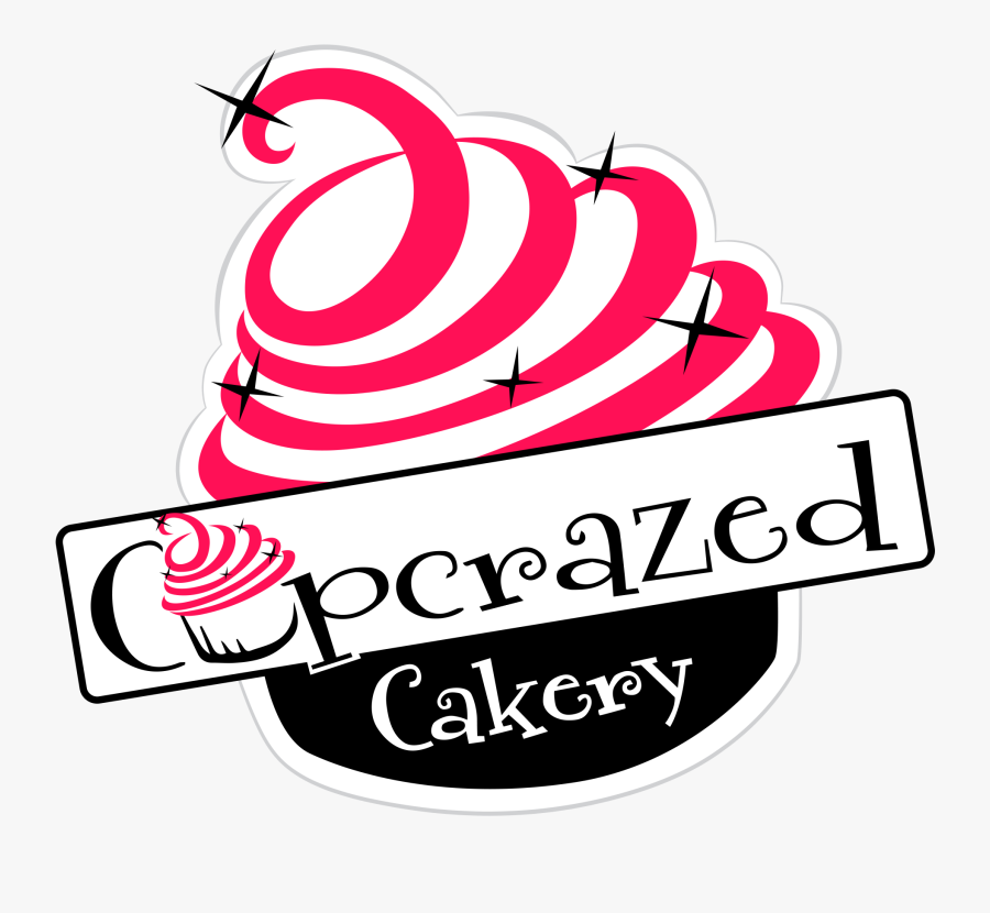Cupcrazed Cakery Logo, Transparent Clipart