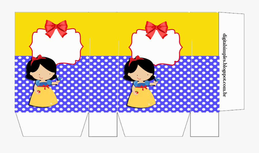 Free Printable Candy Paper Bag - Sacolinha Branca De Neve Para Imprimir, Transparent Clipart