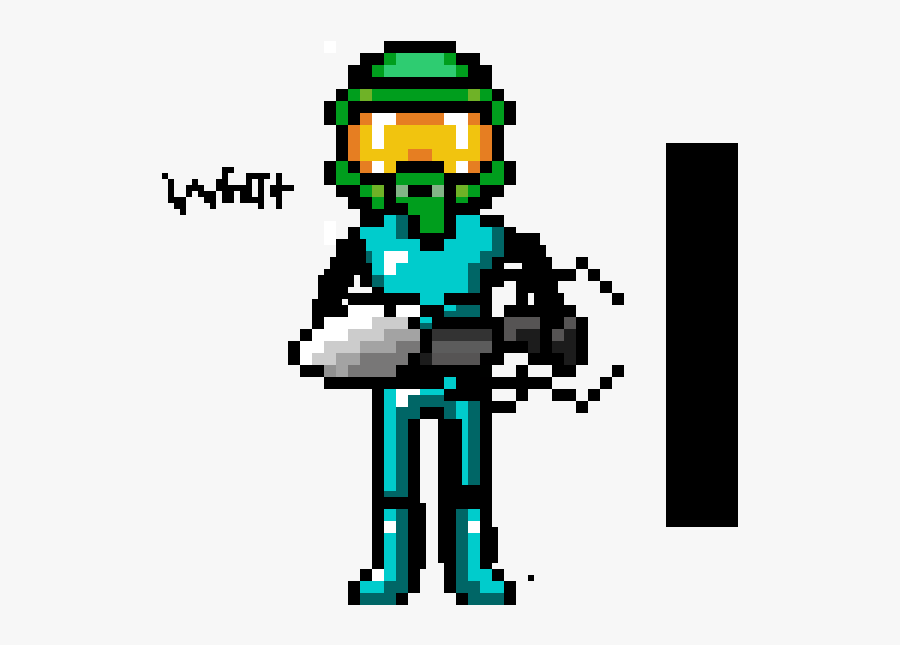 Master Chief Helmet Pixel Art, Transparent Clipart