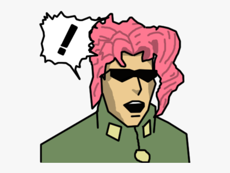 Face Facial Expression Man Pink Nose Clip Art Head - Jc Denton Who's This Jojo, Transparent Clipart
