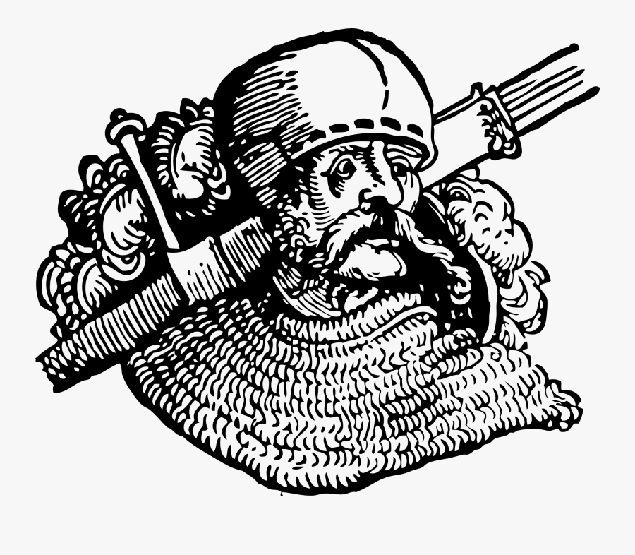 Art,monochrome Photography,headgear - Dark Ages Art No Background, Transparent Clipart