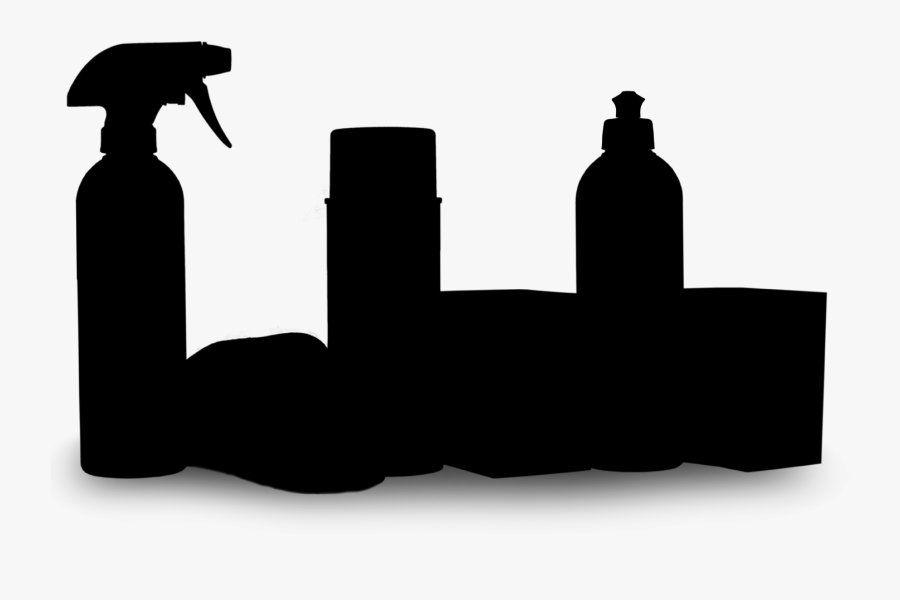 Product Design Bottle Silhouette - Silhouette, Transparent Clipart