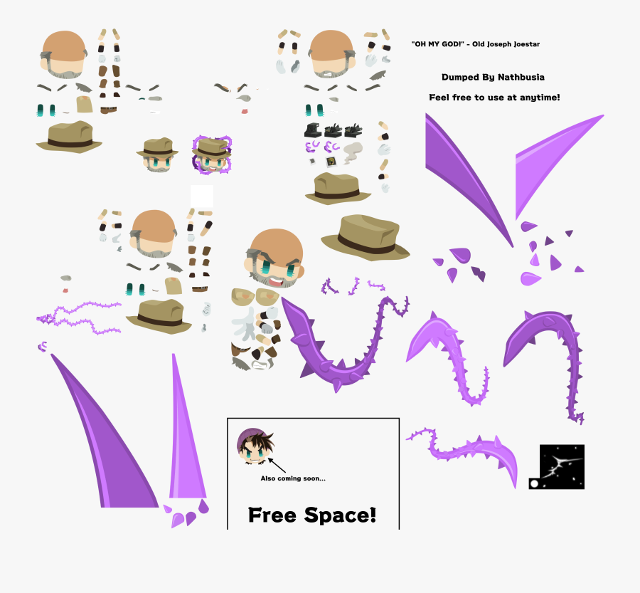 Old Joseph Joestar Sheet, Transparent Clipart