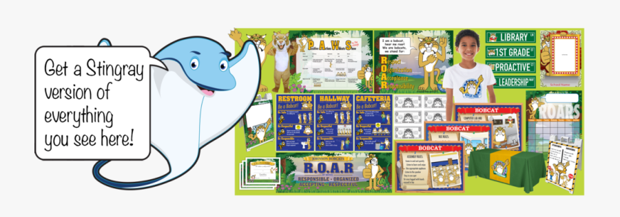 Transparent Stingray Clipart - Clip Art, Transparent Clipart