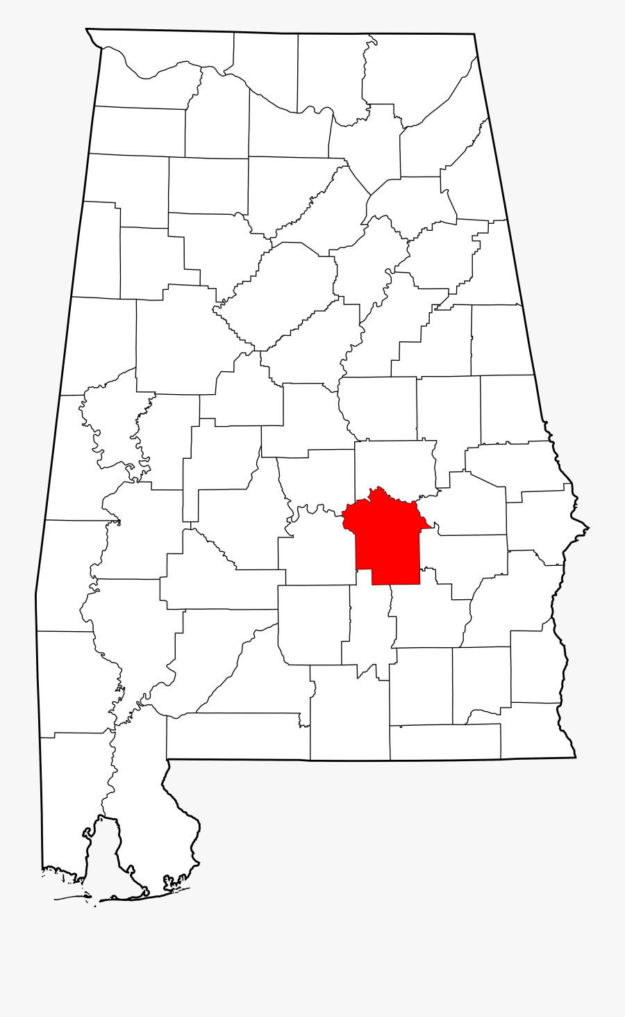 Saint Stephens Alabama Map, Transparent Clipart
