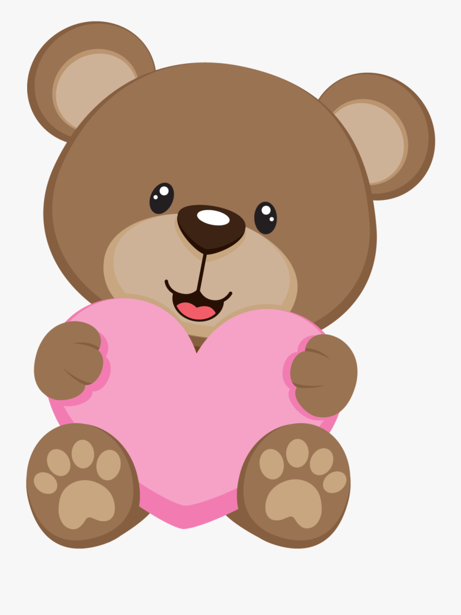 Osito Coraz N Ideas - Cartoon Teddy Bear Png, Transparent Clipart