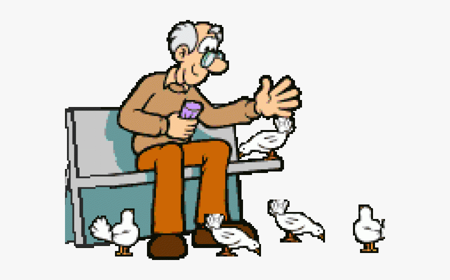 Animation Clipart Grandpa - Old Man Cartoon Gif, Transparent Clipart