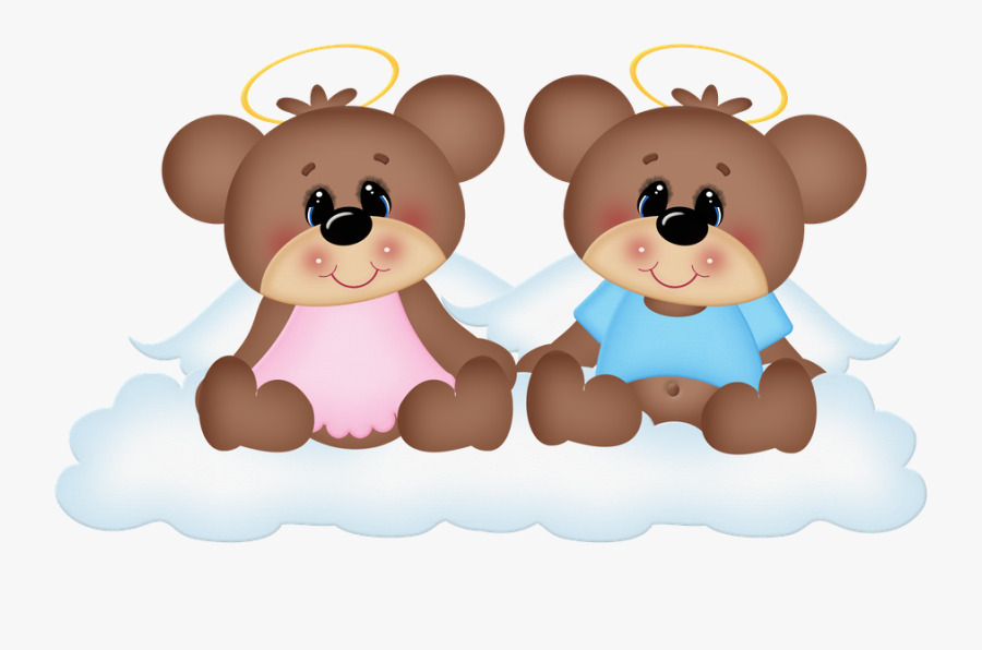 Clipart Angel Bears - Ursinho Png, Transparent Clipart