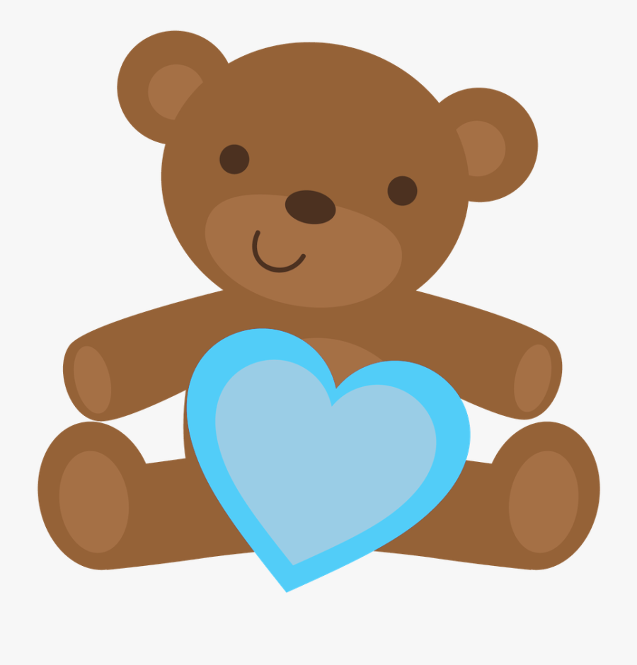 Transparent Ursinho Png - Baby Boy Bear Clipart, Transparent Clipart